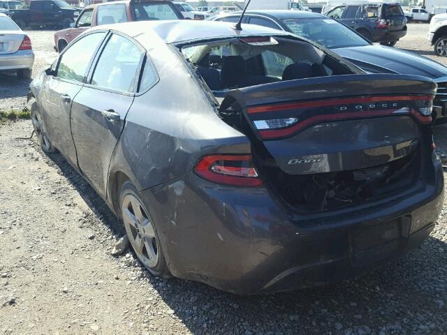 1C3CDFBB3FD309230 - 2015 DODGE DART SXT CHARCOAL photo 3