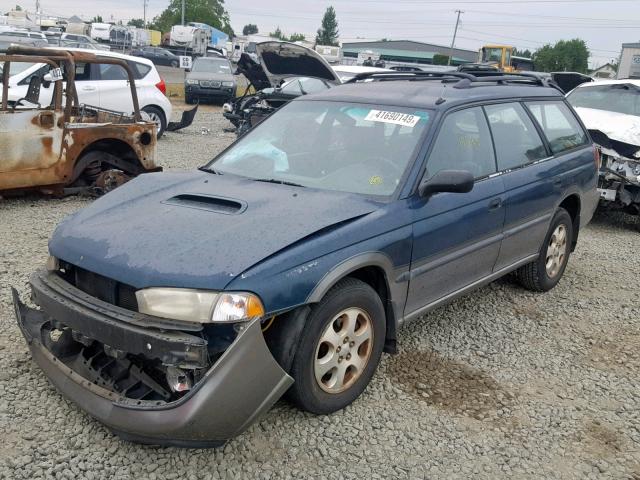 4S3BG6859X7634156 - 1999 SUBARU LEGACY OUT GREEN photo 2