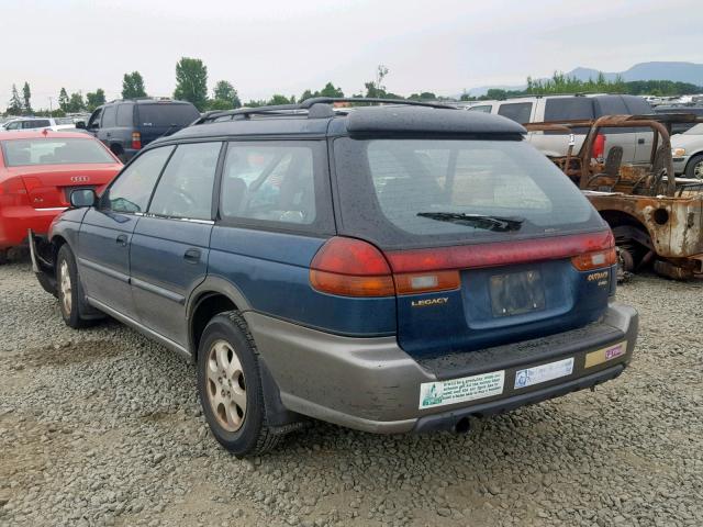 4S3BG6859X7634156 - 1999 SUBARU LEGACY OUT GREEN photo 3