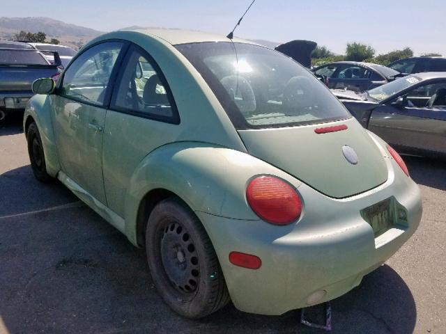 3VWBK21C32M440900 - 2002 VOLKSWAGEN NEW BEETLE მწვანე ფოტო 3