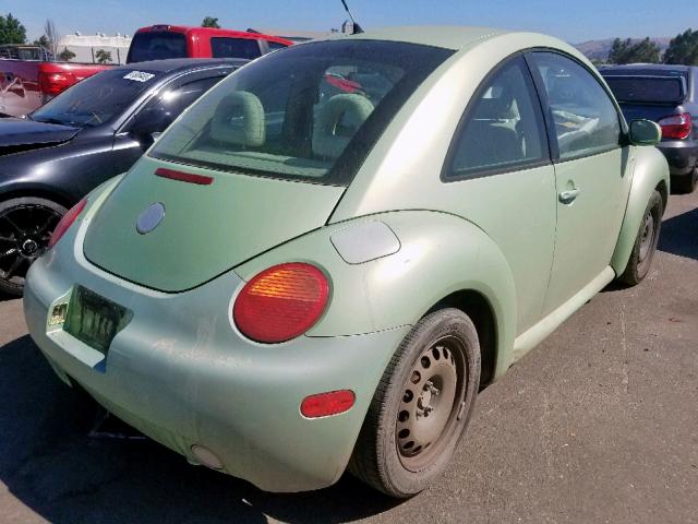 3VWBK21C32M440900 - 2002 VOLKSWAGEN NEW BEETLE მწვანე ფოტო 4