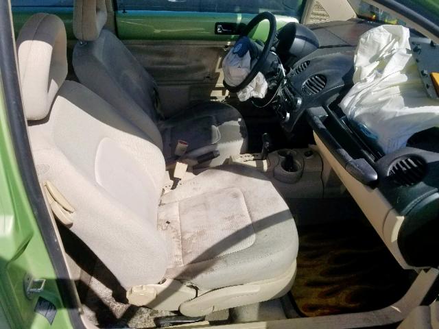 3VWBK21C32M440900 - 2002 VOLKSWAGEN NEW BEETLE მწვანე ფოტო 5