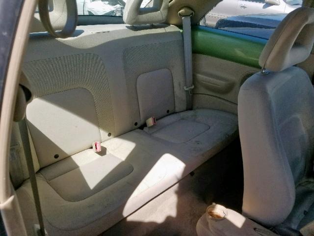 3VWBK21C32M440900 - 2002 VOLKSWAGEN NEW BEETLE მწვანე ფოტო 6