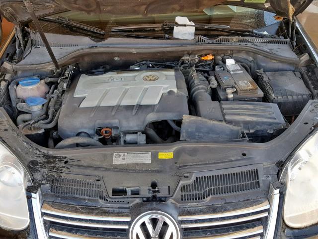 3VWRL71K59M131942 - 2009 VOLKSWAGEN JETTA TDI BLACK photo 7