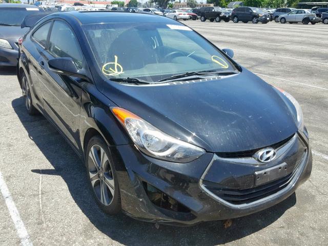 KMHDH6AE3DU005632 - 2013 HYUNDAI ELANTRA CO BLACK photo 1