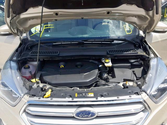 1FMCU0J90JUD20990 - 2018 FORD ESCAPE TIT GOLD photo 7