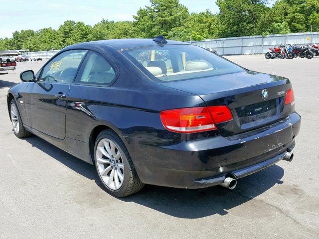 WBAKF9C59BE262301 - 2011 BMW 335 XI BLACK photo 3