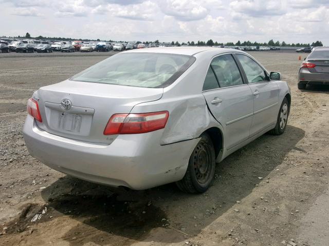 4T1BE46K87U609796 - 2007 TOYOTA CAMRY NEW SILVER photo 4