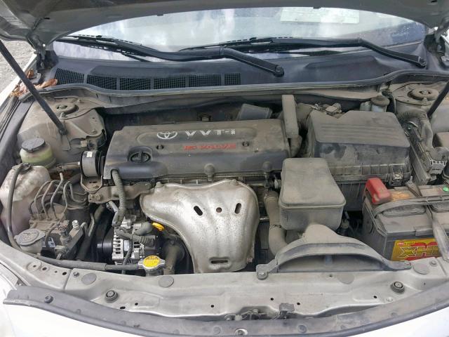 4T1BE46K87U609796 - 2007 TOYOTA CAMRY NEW SILVER photo 7