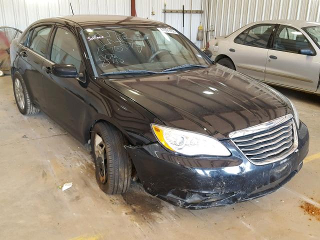 1C3CCBAG8DN726875 - 2013 CHRYSLER 200 LX BLACK photo 1