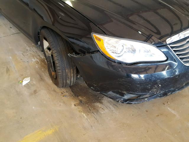 1C3CCBAG8DN726875 - 2013 CHRYSLER 200 LX BLACK photo 9