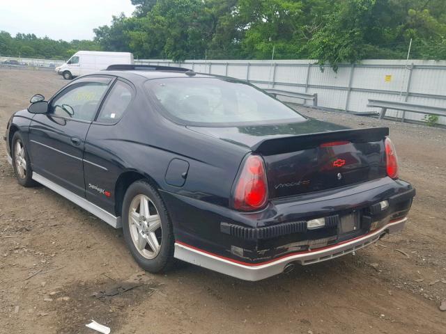 2G1WZ151649157155 - 2004 CHEVROLET MONTE CARL BLACK photo 3