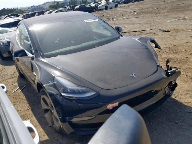 5YJ3E1EA8JF036334 - 2018 TESLA MODEL 3 BLACK photo 1