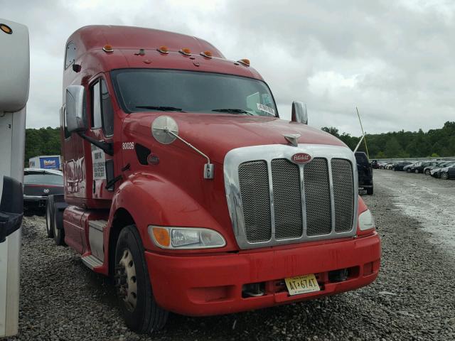 1XP7D49X9AD794788 - 2010 PETERBILT 387 RED photo 1