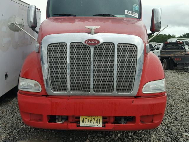 1XP7D49X9AD794788 - 2010 PETERBILT 387 RED photo 7