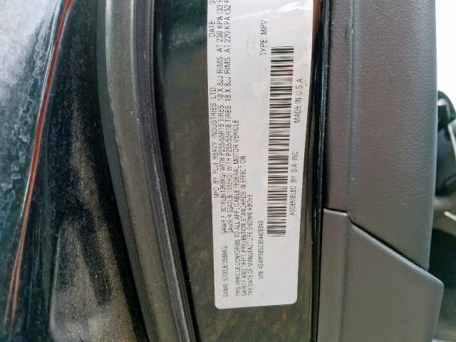 4S4WX85C864409349 - 2006 SUBARU B9 TRIBECA BLACK photo 10