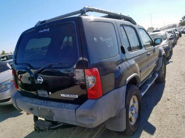 5N1ED28T62C595860 - 2002 NISSAN XTERRA XE BLACK photo 4