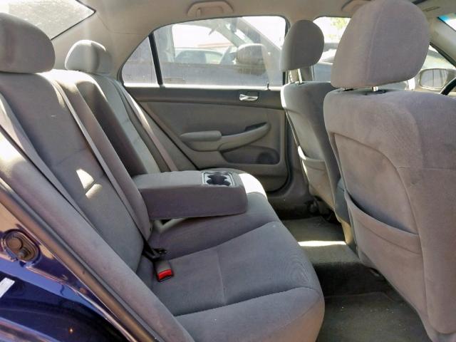 1HGCM56466A082426 - 2006 HONDA ACCORD LX BLUE photo 6