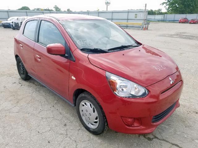 ML32A3HJ0FH048647 - 2015 MITSUBISHI MIRAGE DE RED photo 1