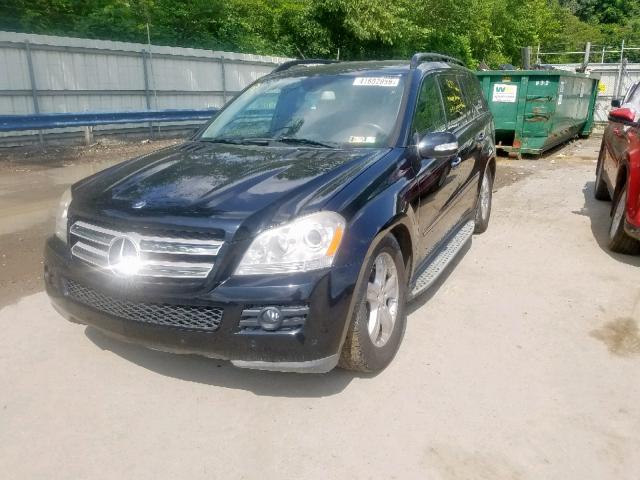 4JGBF71E58A413396 - 2008 MERCEDES-BENZ GL 450 4MA BLACK photo 2