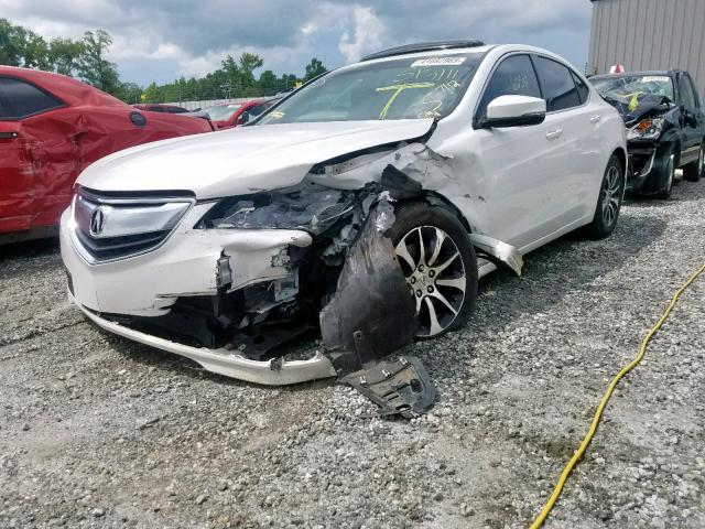 19UUB1F37FA024111 - 2015 ACURA TLX WHITE photo 2