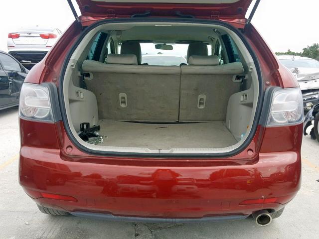 JM3ER2W51A0325257 - 2010 MAZDA CX-7 RED photo 9