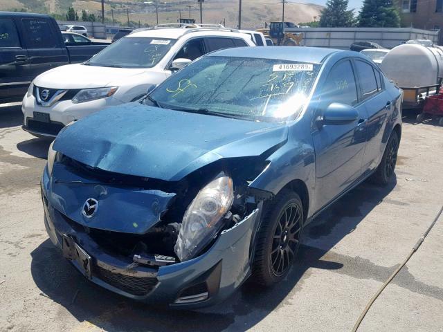 JM1BL1S58A1263914 - 2010 MAZDA 3 S BLUE photo 2