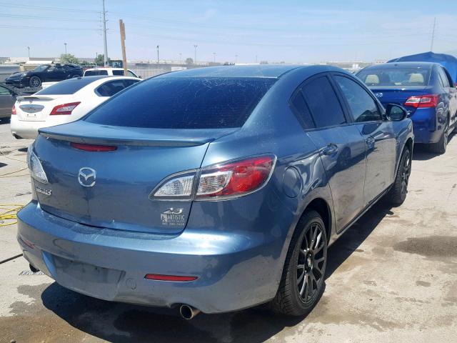 JM1BL1S58A1263914 - 2010 MAZDA 3 S BLUE photo 4