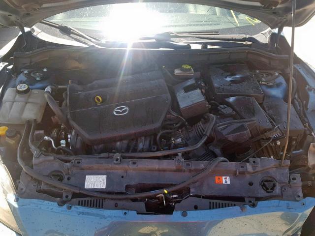 JM1BL1S58A1263914 - 2010 MAZDA 3 S BLUE photo 7