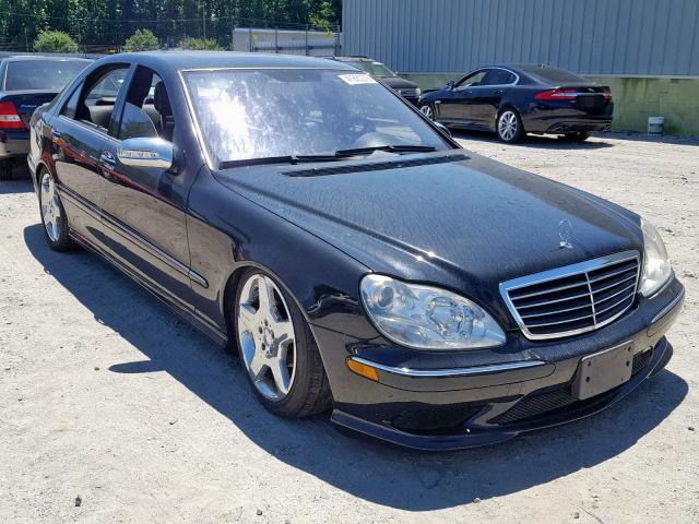 WDBNG75JX5A437385 - 2005 MERCEDES-BENZ S 500 BLACK photo 1