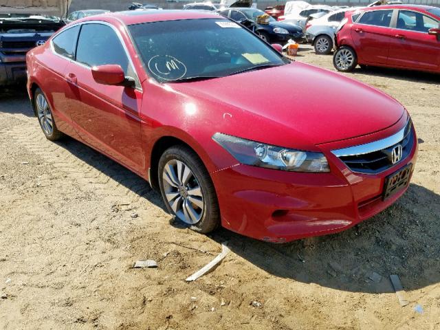 1HGCS1B84CA012619 - 2012 HONDA ACCORD EXL RED photo 1