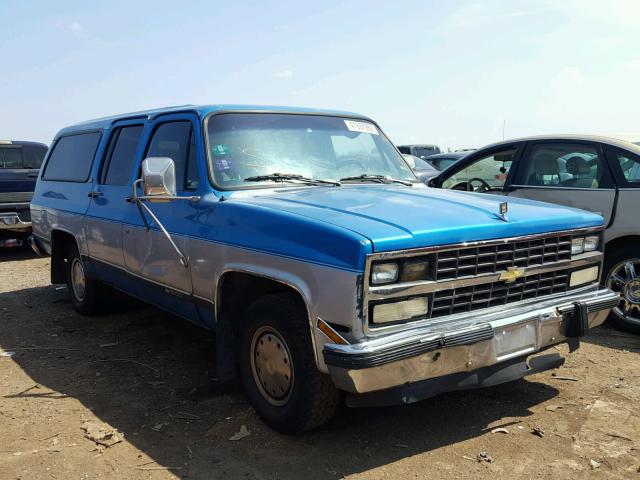 1GNER16K5MF136158 - 1991 CHEVROLET SUBURBAN R TWO TONE photo 1