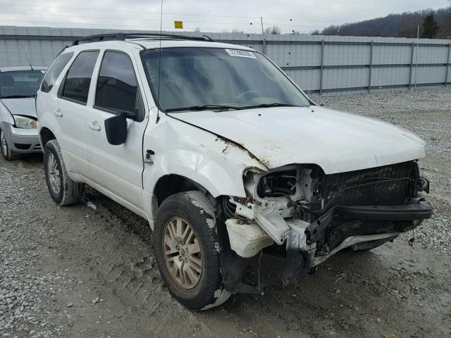 4M2YU57116KJ01235 - 2006 MERCURY MARINER WHITE photo 1