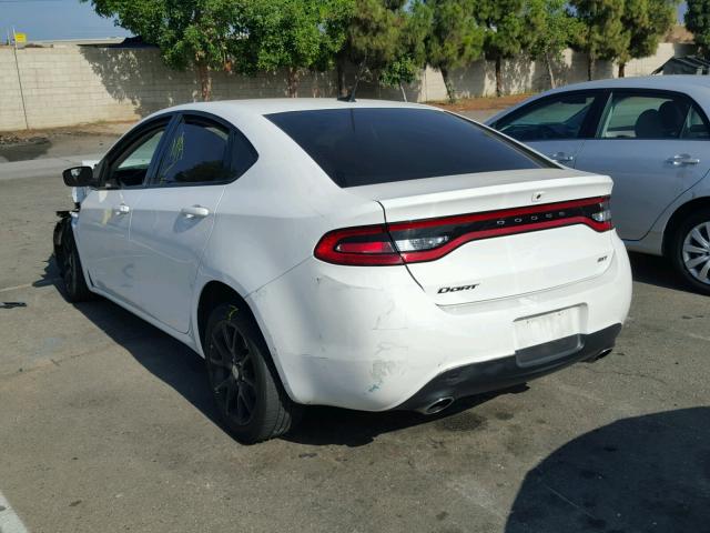 1C3CDFBA2DD332051 - 2013 DODGE DART SXT WHITE photo 3