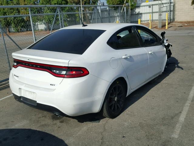 1C3CDFBA2DD332051 - 2013 DODGE DART SXT WHITE photo 4