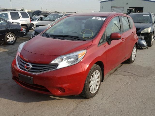 3N1CE2CP4EL434762 - 2014 NISSAN VERSA NOTE RED photo 2