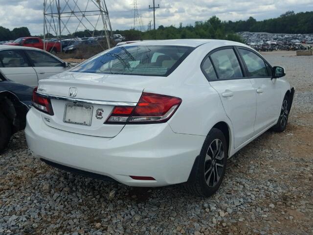 19XFB2F95DE072489 - 2013 HONDA CIVIC EXL WHITE photo 4