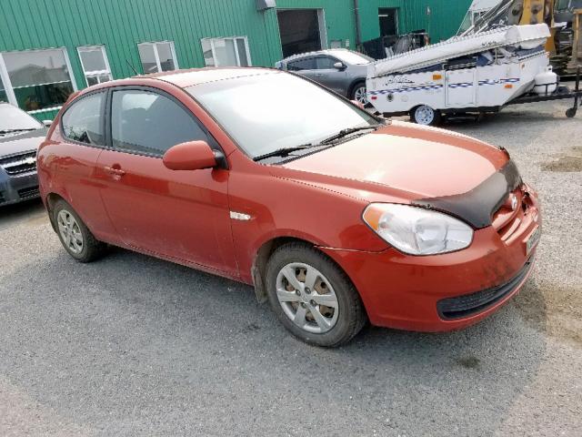 KMHCN35CX9U143736 - 2009 HYUNDAI ACCENT SE ORANGE photo 1