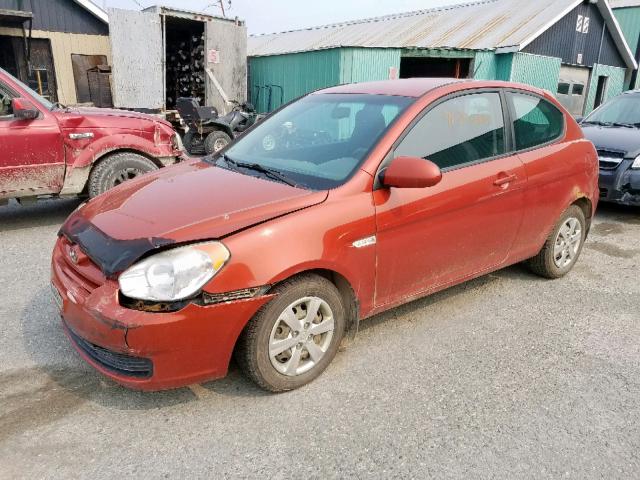 KMHCN35CX9U143736 - 2009 HYUNDAI ACCENT SE ORANGE photo 2