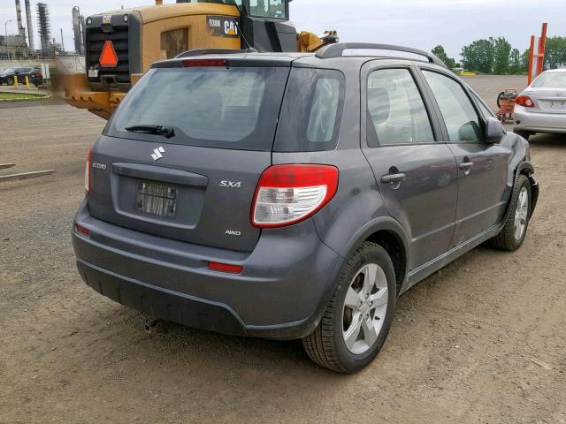 JS2YB5A26B6300304 - 2011 SUZUKI SX4 JX GRAY photo 4