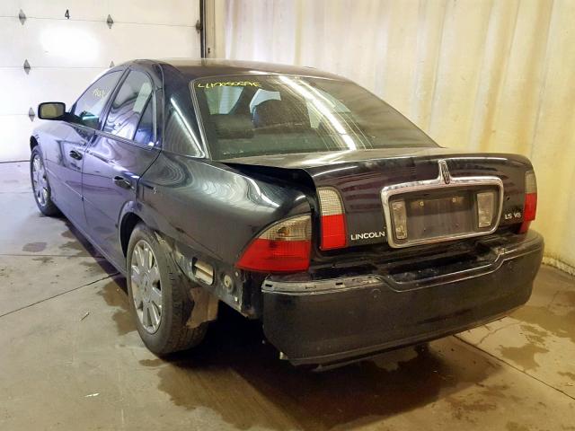 1LNHM87AX5Y662788 - 2005 LINCOLN LS BLACK photo 3