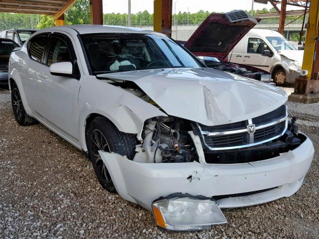 1B3CC5FB9AN184175 - 2010 DODGE AVENGER R/ WHITE photo 1