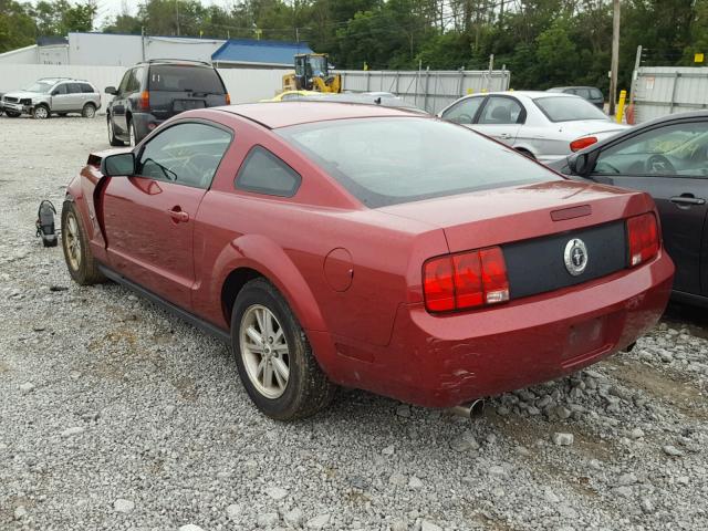 1ZVFT80N365235898 - 2006 FORD MUSTANG MAROON photo 3