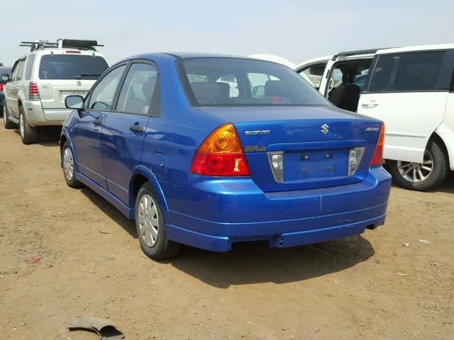 JS2RA62S165303814 - 2006 SUZUKI AERIO BLUE photo 3