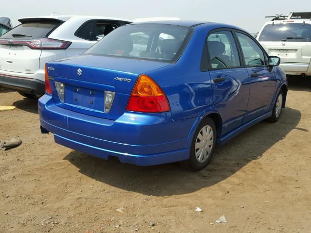 JS2RA62S165303814 - 2006 SUZUKI AERIO BLUE photo 4