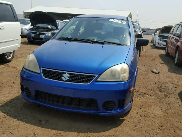 JS2RA62S165303814 - 2006 SUZUKI AERIO BLUE photo 9