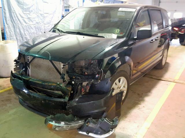 2C4RDGBG4FR510736 - 2015 DODGE GRAND CARA BLACK photo 2