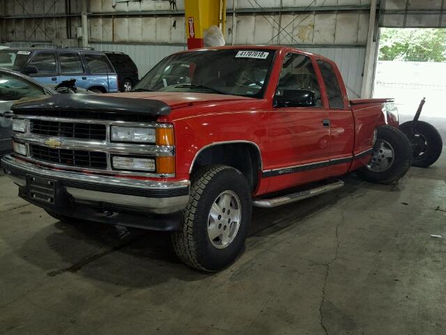 2GCEK19K1S1129754 - 1995 CHEVROLET GMT-400 K1 RED photo 2