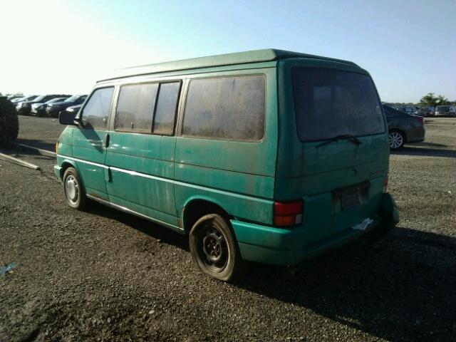 WV2MC0700PH032507 - 1993 VOLKSWAGEN EUROVAN MV TEAL photo 3