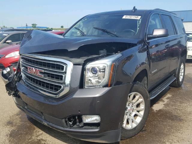 1GKS2AKC8GR346632 - 2016 GMC YUKON SLE GRAY photo 2